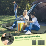 NNECW Self-Inflating Camping Mat with Connectable Design and Pillows for Camping-Green