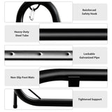 NNECW Adjustable Hammock Chair Stand with Safety Hook for Bedroom & Patio without Hammock