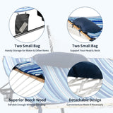 NNECW Hammock Chair Stand Set with Soft Cushion and Pillow for Outdoor