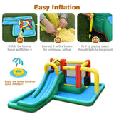 NNECW Kids Inflatable Water Slide Bounce House with Blower