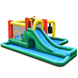 NNECW Kids Inflatable Water Slide Bounce House with Blower