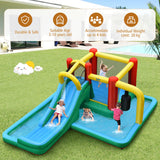 NNECW Kids Inflatable Water Slide Bounce House with Blower