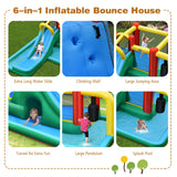 NNECW Kids Inflatable Water Slide Bounce House with Blower