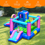 NNECW Inflatable Bounce House with 2 Slides