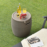 NNECW 45L Patio Weather-resistant Ice Cooler with Lid for Party and Poolside