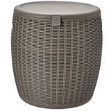NNECW 45L Patio Weather-resistant Ice Cooler with Lid for Party and Poolside