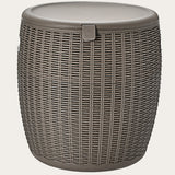 NNECW 45L Patio Weather-resistant Ice Cooler with Lid for Party and Poolside