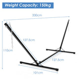NNECW 330cm Universal Hammock Stand for Yard and Patio