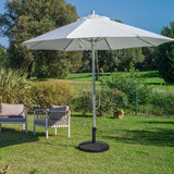 NNECW 22kg Round Patio Umbrella Base with Waterproof & Sunlight Resistance for Backyard