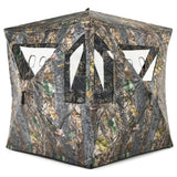 NNECW 3 Person Pop-up Ground Tent with Gun Ports for Deer and Elk Hunting 