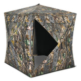 NNECW 3 Person Pop-up Ground Tent with Gun Ports for Deer and Elk Hunting 