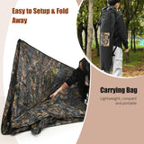 NNECW Portable Hunting Blind with Ground Stakes & Tie-downs for Deer and Antelope 