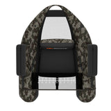 NNECW Inflatable Fishing Float Tube with Inflatable Seat for Fishing-Black