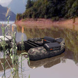 NNECW Inflatable Fishing Float Tube with Inflatable Seat for Fishing-Black