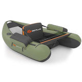 NNECW Inflatable Fishing Float Tube with Inflatable Seat for Fishing-Green