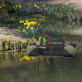 NNECW Inflatable Fishing Float Tube with Inflatable Seat for Fishing-Green