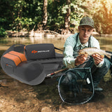 NNECW Inflatable Fishing Float Tube with Inflatable Seat for Fishing-Yellow
