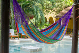 NNEDSZ  Size Outoor Cotton Mayan Legacy Mexican Hammock in Colorina