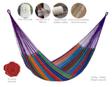 NNEDSZ  Size Outoor Cotton Mayan Legacy Mexican Hammock in Colorina