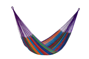 NNEDSZ  Size Outoor Cotton Mayan Legacy Mexican Hammock in Colorina