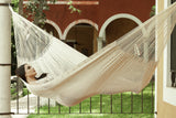 NNEDSZ Size Outoor Cotton Mayan Legacy Mexican Hammock in  Cream