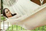 NNEDSZ Size Outoor Cotton Mayan Legacy Mexican Hammock in  Cream