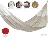 NNEDSZ Size Outoor Cotton Mayan Legacy Mexican Hammock in  Cream