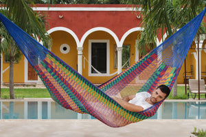 NNEDSZ  Size Outoor Cotton Mayan Legacy Mexican Hammock in Mexicana