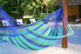 NNEDSZ  Size Outoor Cotton Mayan Legacy Mexican Hammock in Oceanica