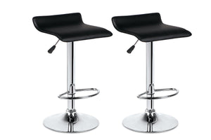 NNEKGE Set of 2 Flat Top Bar Stools