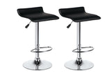 NNEKGE Set of 2 Flat Top Bar Stools