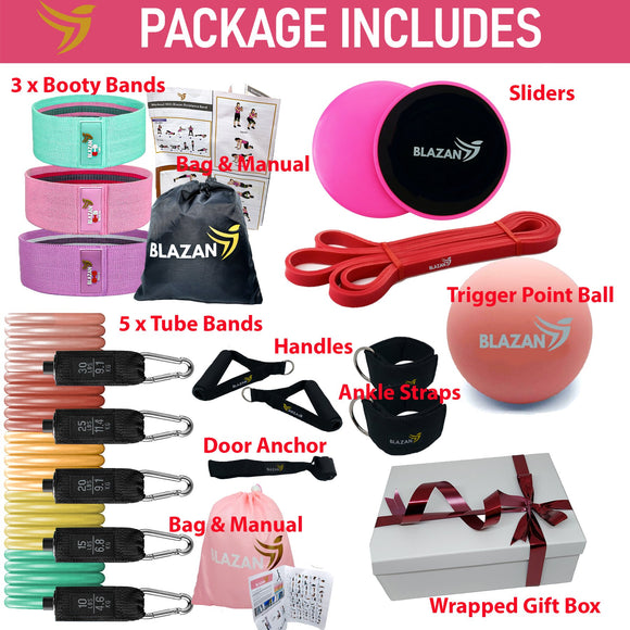 NNEIDS Fitness Set Box with Wrapped Gift Box