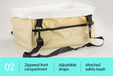 NNEDPE Pet Travel Carrier Bag - Beige