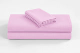 NNEDSZ 1200TC Organic Cotton Single Sheet Sets Pink