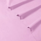 NNEDSZ 1200TC Organic Cotton Single Sheet Sets Pink