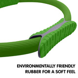 NNEDPE Powertrain Pilates Ring Band Yoga Home Workout Exercise Band Green