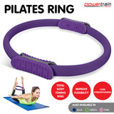 NNEDPE Powertrain Pilates Ring Band Yoga Home Workout Exercise Band Purple
