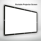 NNEIDS 120inches Portable Screen for PIQO Projector - The world's smartest 1080p mini pocket projector