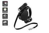 NNEKG Pets LED Dog Leash with Bag Dispenser