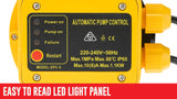 NNEDPE Automatic Water Pump Pressure Controller Switch - Yellow