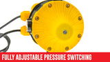 NNEDPE Automatic Water Pump Pressure Controller Switch - Yellow