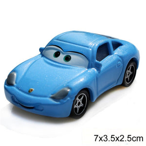 NNEOBA Disney Pixar Car 3 Lightning McQueen Jackson Storm+Mack Uncle Truck Toys Set Metal Alloy Car Model Toy Kids Gift