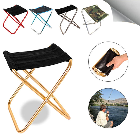NNEOBA Folding Fishing Chair Lightweight Picnic Camping Chair Foldable Aluminium Cloth Outdoor Portable Easy To Carry Outdoor Furniture