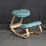 NNEOBA Kneeling Chair Stool Ergonomic Correct Posture Computer Chair Anti-myopia Chair Wooden Home Office Furniture