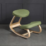 NNEOBA Kneeling Chair Stool Ergonomic Correct Posture Computer Chair Anti-myopia Chair Wooden Home Office Furniture