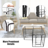 NNECW 100cm 8 Panel Height Pet Playpen with Anti-Rust Material for Dog/Cat