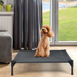 NNECW Elevated Pet Cot with Detachable Canopy Shade &amp Sturdy Steel Frame-XL