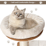 NNECW Multi-Level Cat Activity Tree with Sisal-Covered Scratching Posts for Cats