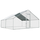 NNECW Large Walk In Chicken Coop Run House Shade Cage with Roof Cover Backyard-4m x 4m x 2.2m