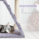NNECW Multi-Level Cat Tree with Scratching Posts and Ladder for Kittens & Cats